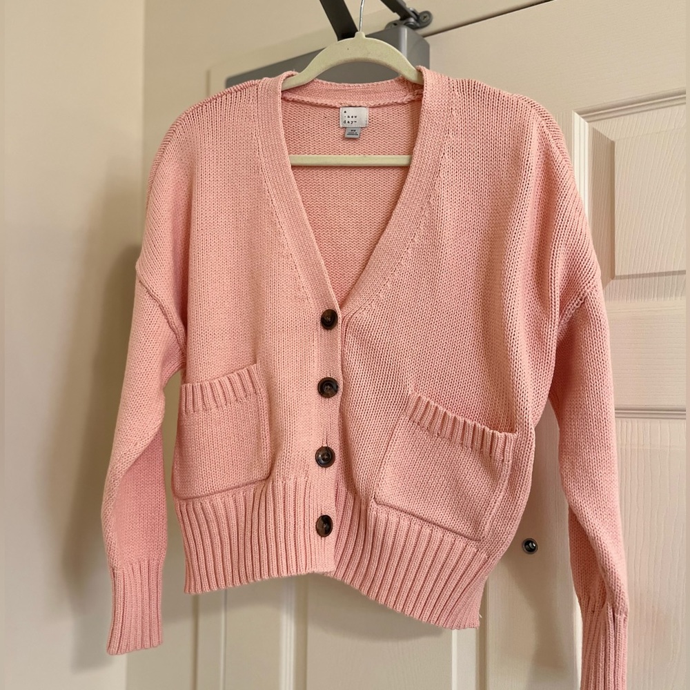 Pink Cardigan